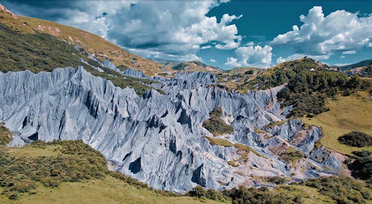道孚縣墨石公園。甘孜州文旅局供圖