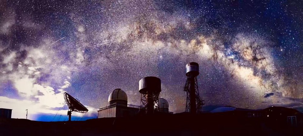 阿里暗夜星空。貢覺群培攝