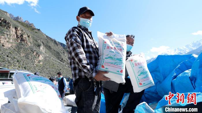 圖為合作社加工完成的優(yōu)質糌粑?！〖卫杩h融媒體中心供圖